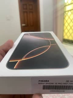 i phone 16 pro MAX 256 gb