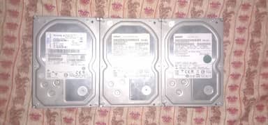 3 by 3TB Hard drive 100% Health With Data 03067262873