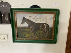 Antique Horse Painting