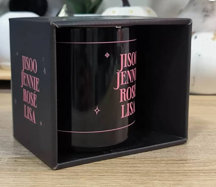 Black Pink typo mug 2