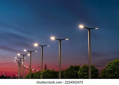 Street light pole led light road light park and track lights 2