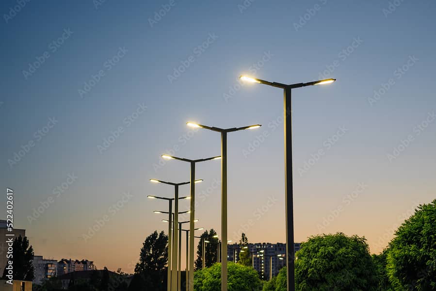 Street light pole led light road light park and track lights 3