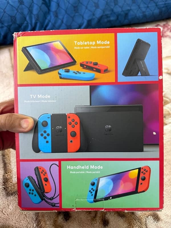 Nintendo Switch OLED 10/10 Complete Box 5