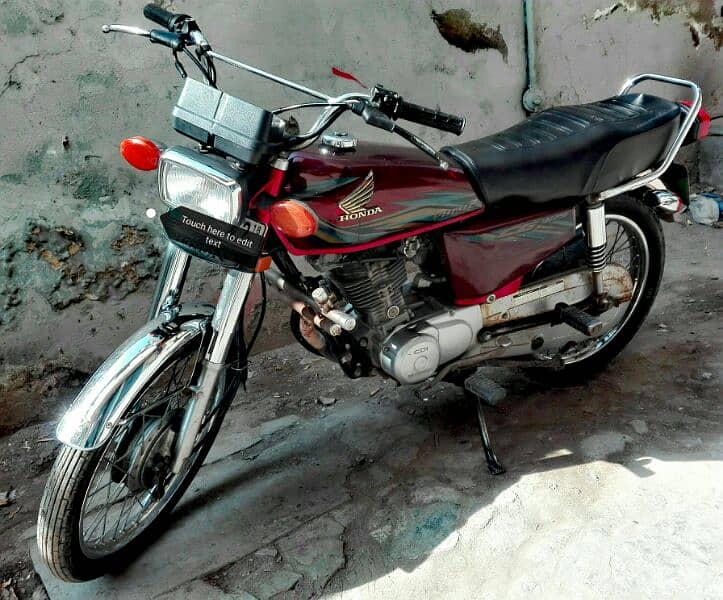 Honda CG-125 Red 1