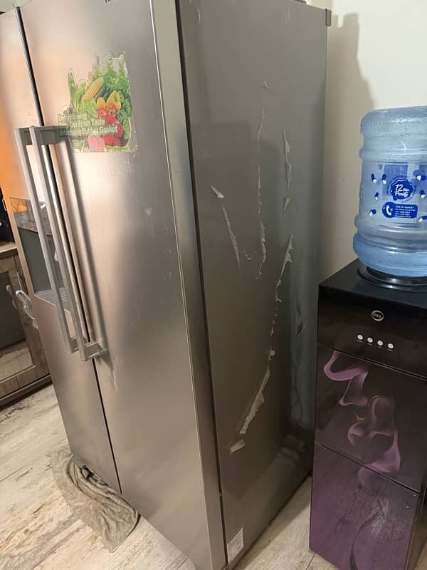 Toshiba side by side door fridge 0