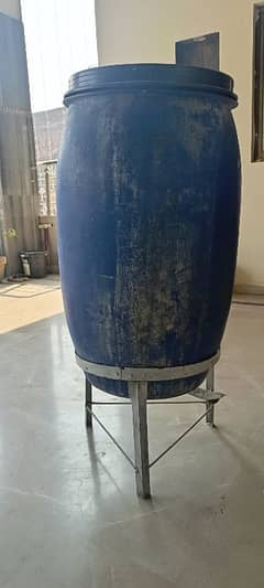 water drum with stand for sale