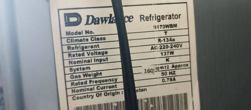 dawlance fridge for sale. 2