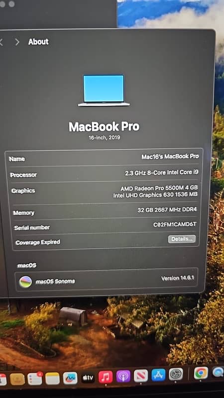 MACBOOK PRO 16 inch 32/1Tb 5