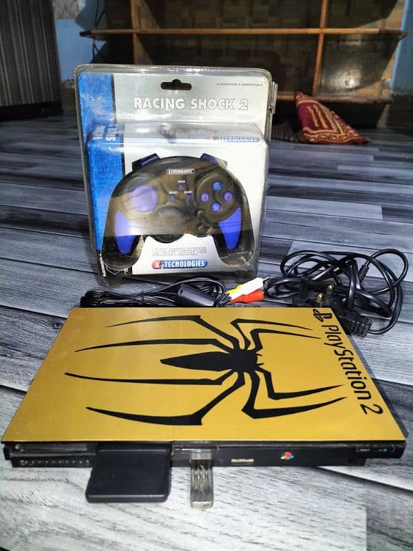 Playstation 2 Ps2 jailbreak with 10 game Installed whatsapp03084017127 2