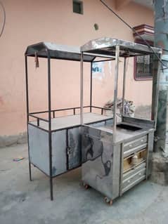 2 fastfood counter for sale IRON & STEEL