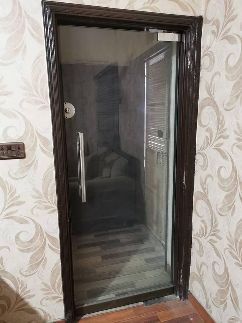 Glass door, Glass sliding partition, Stove, Geyser for Sale 3