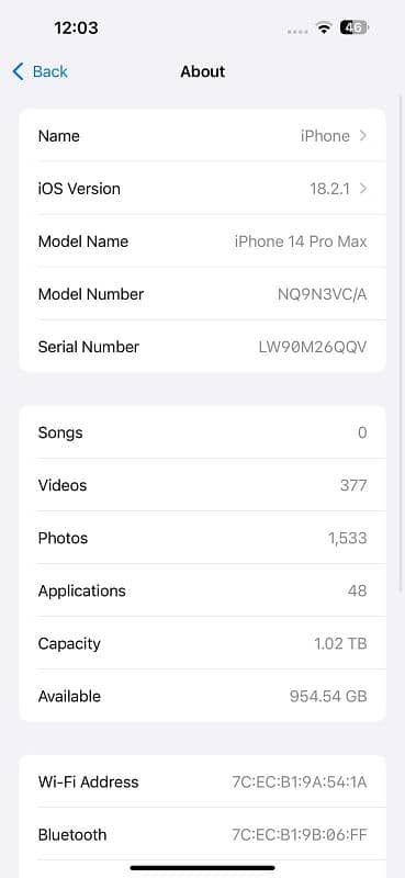 iPhone 14 pro max 1tb deep purple 6