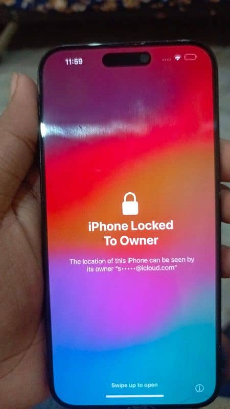 I phone 15 Pro Max Blue 256GB health 99 owner lock (I'm the owner) 1