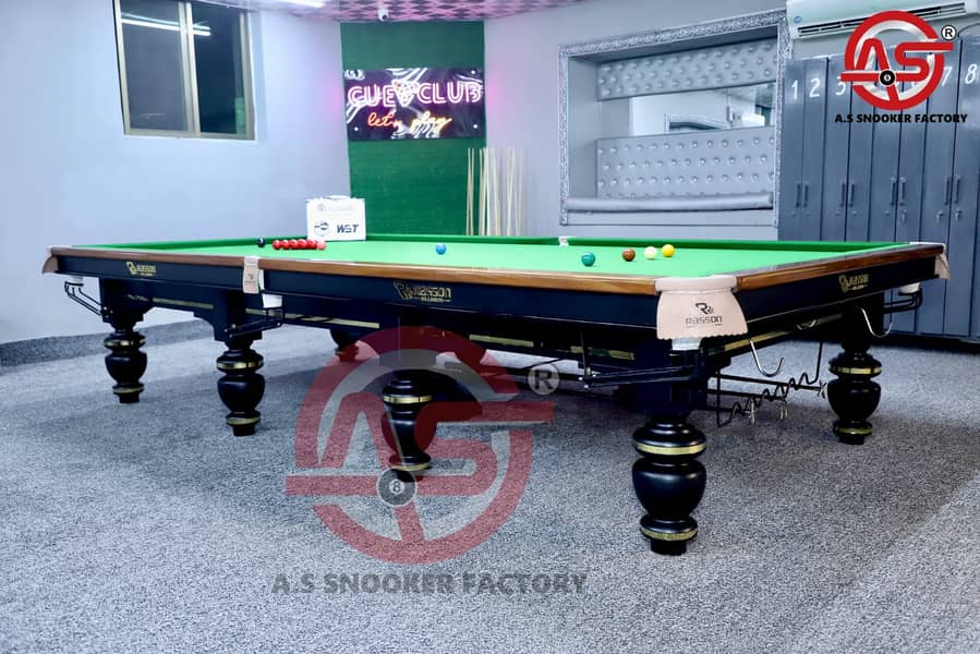 snooker table /Billiards Tables/ Rasson Table / Snooker table for sale 0