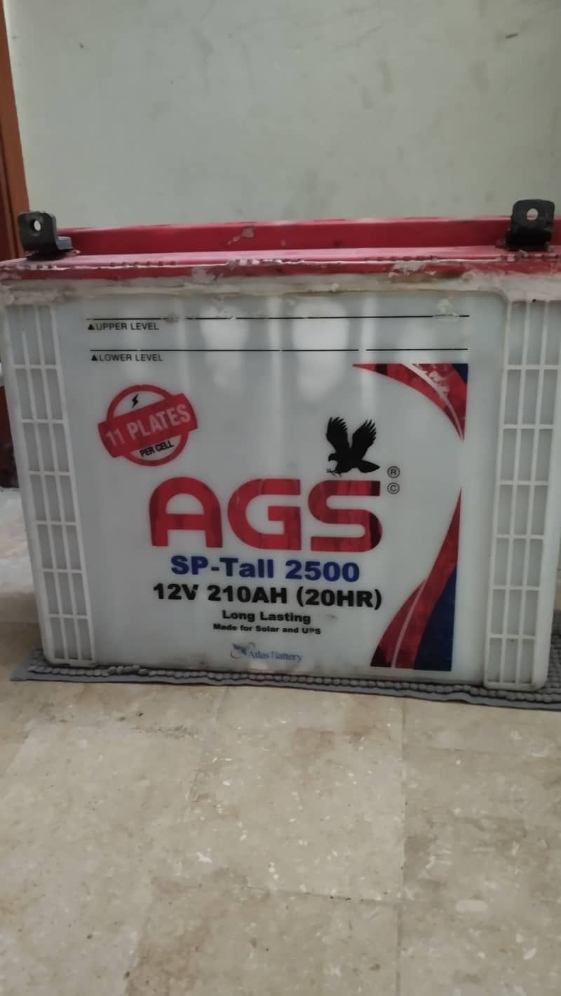 AGS Sp-Tall 2500 12v 210AH 0