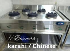 Restaurant Commercial Kitchen Fabrication, Fryer,  Hot plate,  Table,