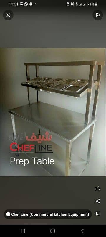 Restaurant Commercial Kitchen Fabrication, Fryer,  Hot plate,  Table, 6