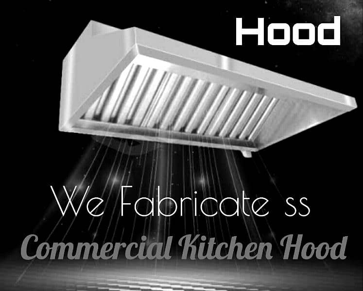 Restaurant Commercial Kitchen Fabrication, Fryer,  Hot plate,  Table, 7