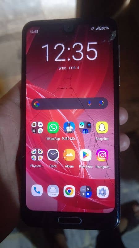 sharp Aquos r2 pta approved touch and back broken 2