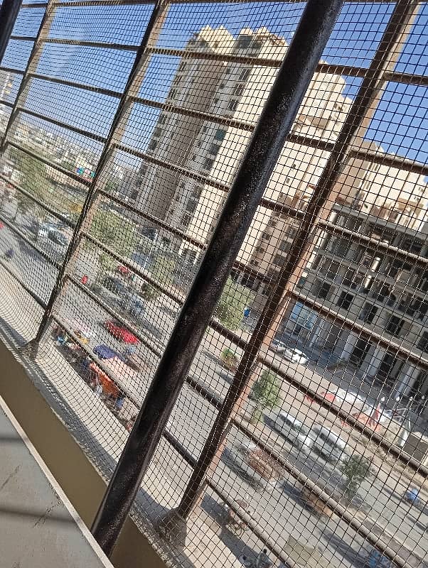 5 Room Big Flat Main Rood Facing Bin Hashim Facing Gulistan e Johar Flat Good Condition KINGS PALM RESIDENCY Phase 2 Main Road Project 1850 Sq Ft Area 4