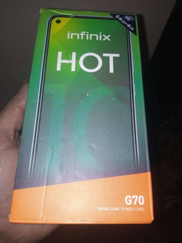 Infinix Hot 10 complete box 1