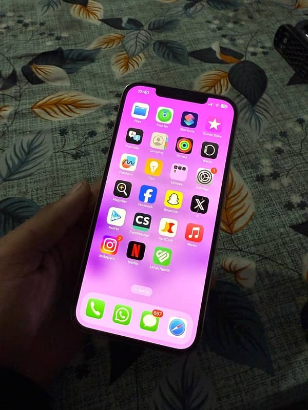 iphone 12 pro max 512 Gb PTA Approved 0