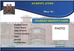 Students identity cards