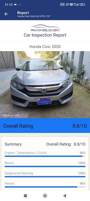 Honda Civic VTi 2020 3