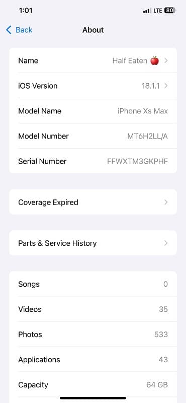 Iphone XS MAX PTA APPROVED 0