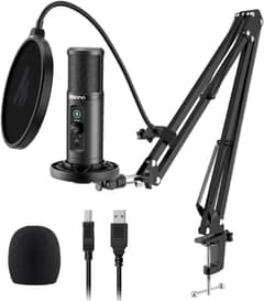 MAONO PM422 Podcast Microphone Plug & Play with Monitor Headphone