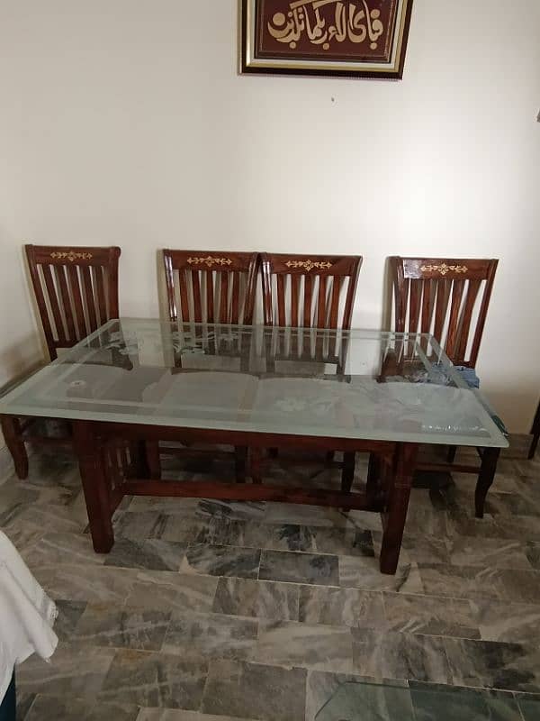 NEW DINING TABLE WORTH RUPEES 40000 , Price Non negotiable 3