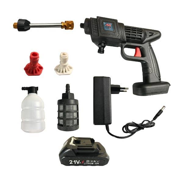 Water Pressure Gun for Car Wash, Solar Panel Cleaning & Multi-Purpose 1