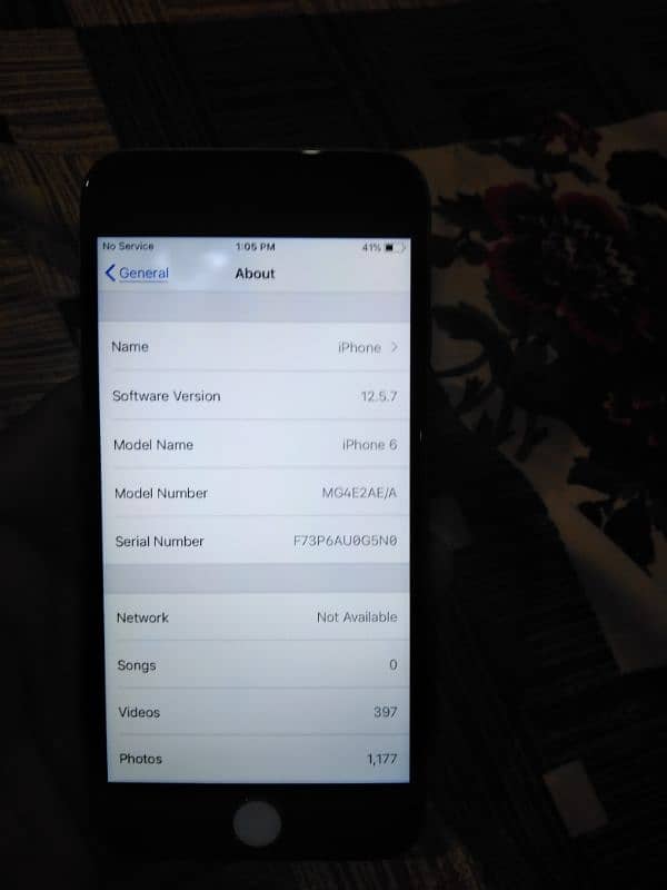 IPhone 6 non pta 128gb space 4