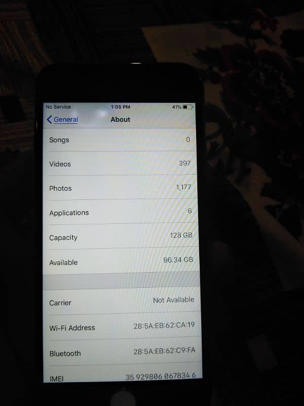 IPhone 6 non pta 128gb space 5