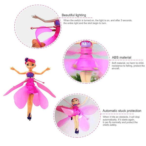 Magic Flying Fairy Princess Sensor Doll Saeed and sons 2