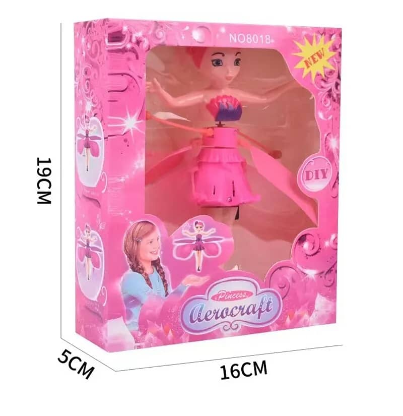 Magic Flying Fairy Princess Sensor Doll Saeed and sons 5