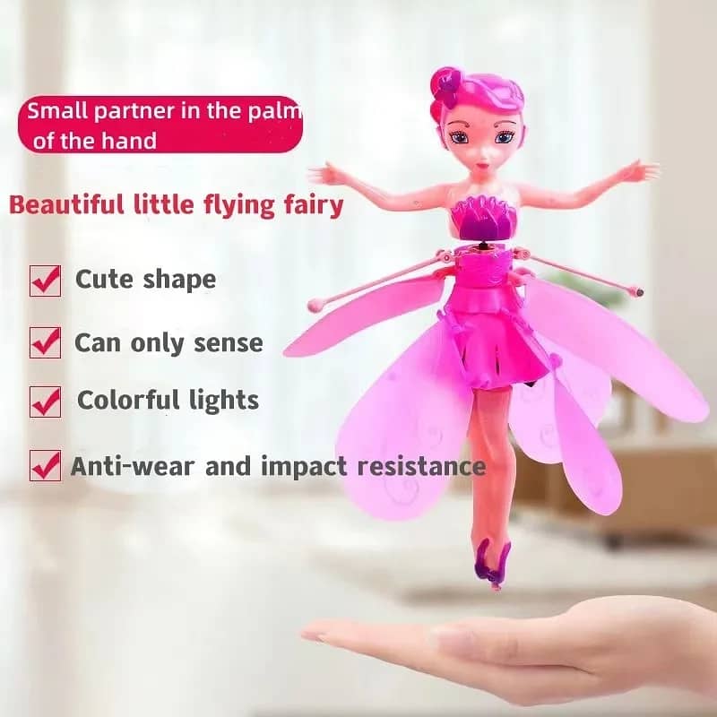 Magic Flying Fairy Princess Sensor Doll Saeed and sons 6