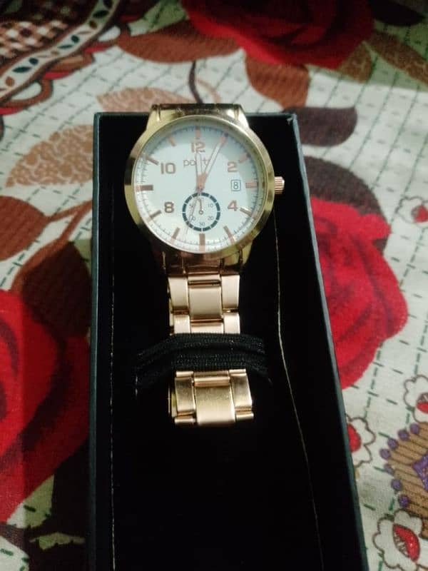 new style watch positive golden watch 0