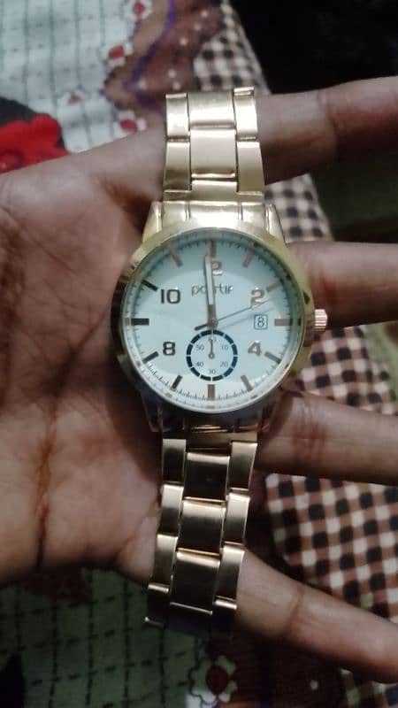 new style watch positive golden watch 8