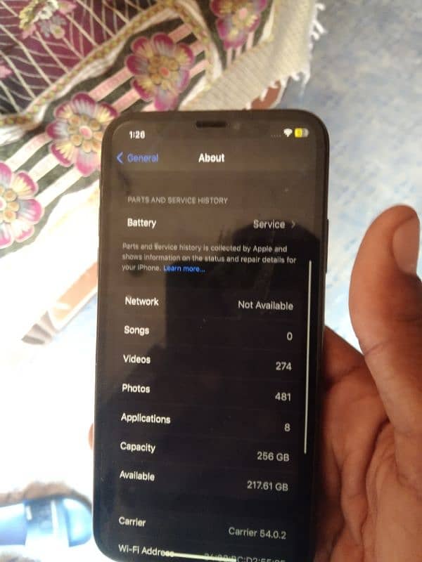 Iphone x Non pta 256GB 5