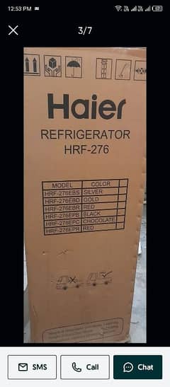 Brand New haire refrigerator 276 urgent sale 03095449689