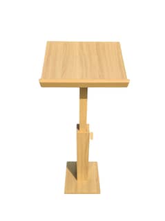 Portable wood Lectern Podium Stand, adjustable, book reading stand