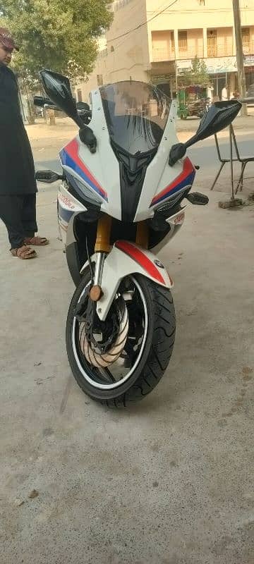 BMW s1000rr replica 400cc dual cylinder bilkul new h 1