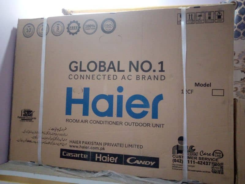 Haier 1 Ton A/C New Box pack 1