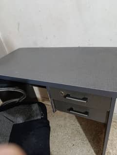 office chair and table