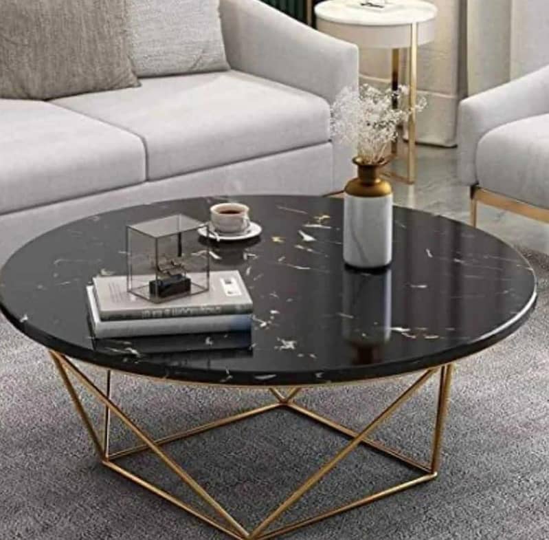 Nesting Table | Marble table | Coffee table | Round table set 4