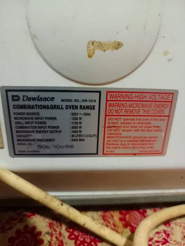 Dawlance Microwave Oven for Sale 1