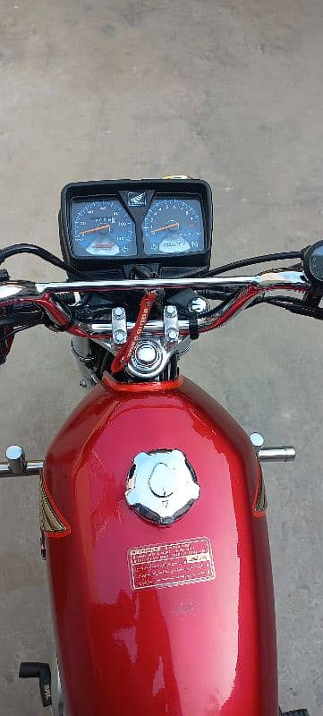 Honda CG 125 self start 2023 Model  Red Colour 0