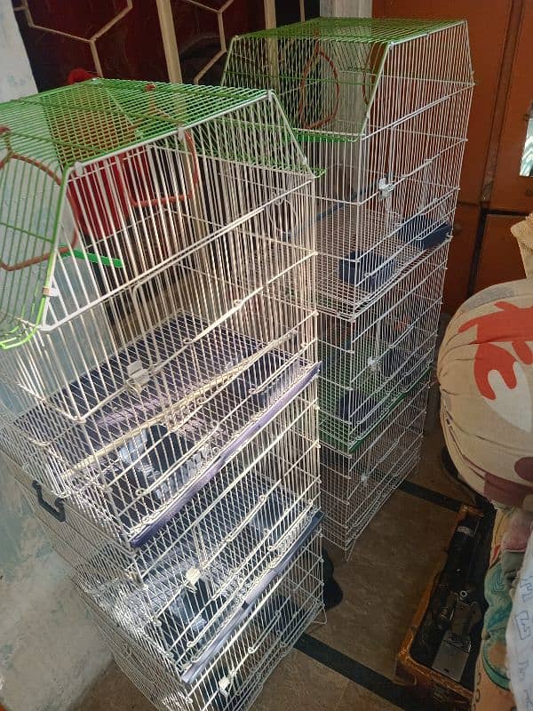 3 Portion Cage for Budgies New cages 1