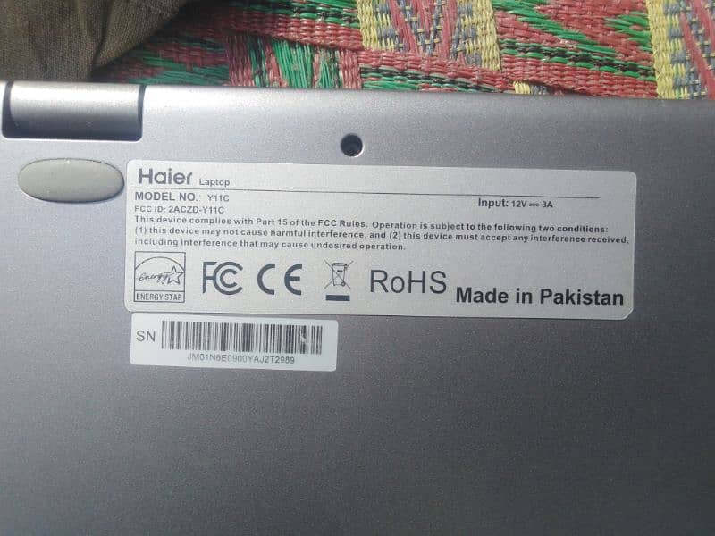 Haier Y11c Laptop Good condition 2